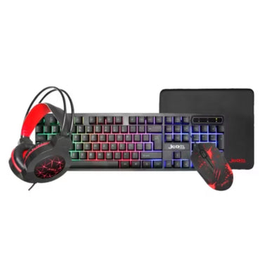 Gaming Combo Set JEDEL CP-01 4-in-1 | Keyboard + Mouse + Headset + Mouse Pad