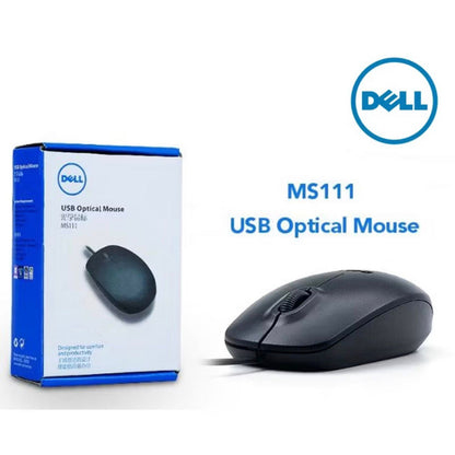 Dell MS111 USB Optical Mouse – Reliable & Comfortable