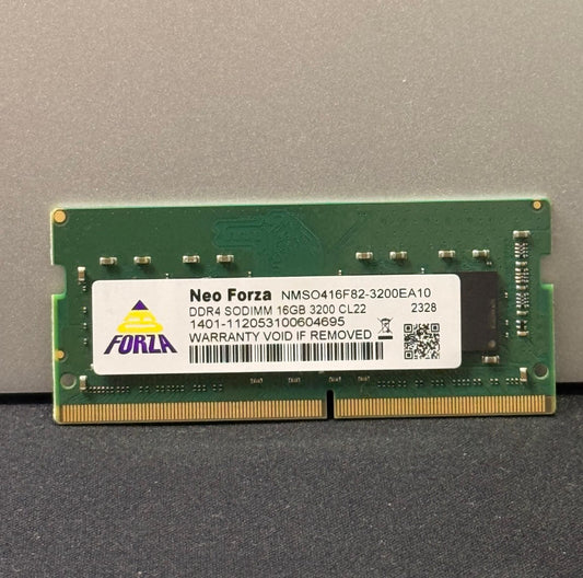 Neo Forza DDR4 16GB Laptop RAM – 3200MHz (CL22)